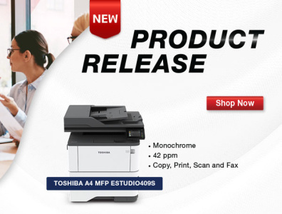 New Toshiba Release company branding marketing design promotional design