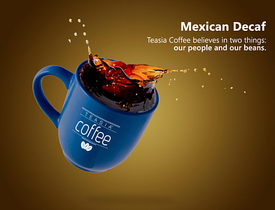 Teasia Coffee - Social Media Pst design marketing design social media