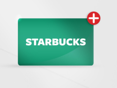 Starbucks GC Add On branding marketing design promotional design