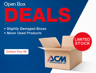 ACM - Open Box Deals branding marketing design promotional design