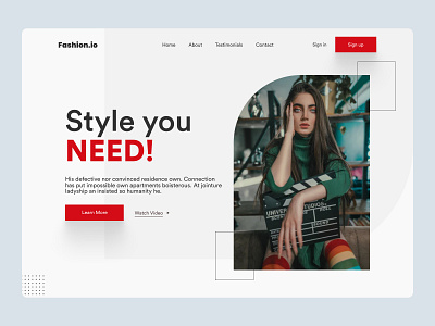 Fashion - Landingpage