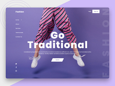 Fashion Landing page