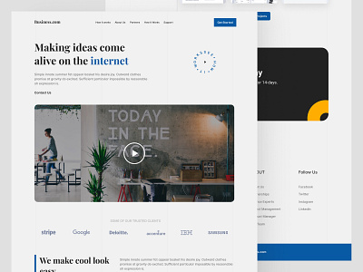 Business Landing page