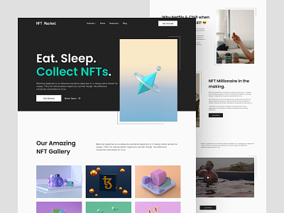 NFT Market - Landing Page