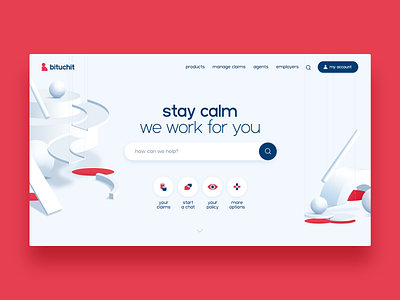 Bituchit animation branding design minimal ronen cohen typography ui ux web website