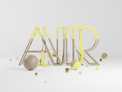AIR 3d animation branding design graphic design illustration logo motion graphics