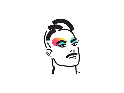 Uriel Yekutiel animation art character drag flat gay icon illustration illustrator logo minimal ronen cohen vector אוריאל יקותיאל