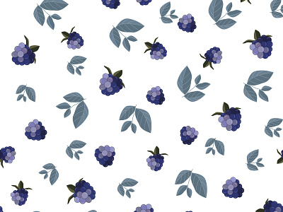 Summer berries pattern art background berries blackberry design floral design florals illustration illustrator pattern vector vector illustration vectorart