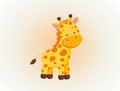 1/6 adobe illustrator animals children illusrtation cute giraffe graphic design illustration illustrator toy design vector vector animal vector illustration vectorart