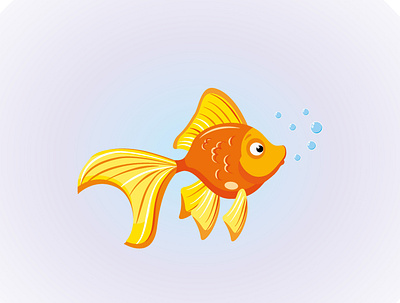 4/6 adobe illustrator animal art art entertainment artist artwork character children illustration cute design drawning fish gold gold fish graphic design illustration illustrator vector vector illustration vectorart