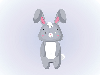 4/6 adobe illustrator art art element artillustration bunny children game children illustration cute funny graphic design grey illustration illustrator perfect rabbit vector vector illustration vectorart