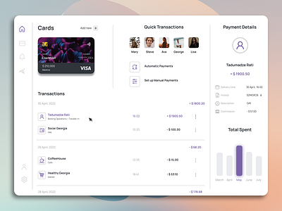 Digital Banking UI Design