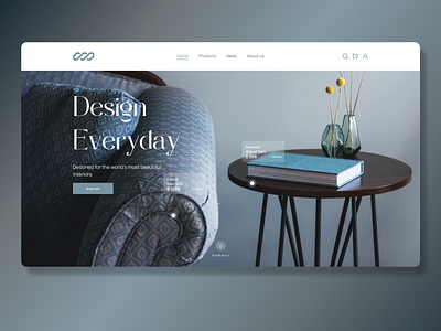 Comfort Zone - Furniture Website Design app branding design furniture graphic design illustration logo typography ui ux vector web design