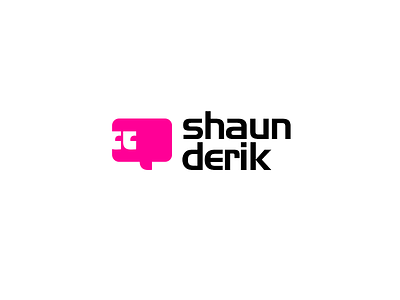 Shaun Derik logo branding logo motivational quote speaker speech text