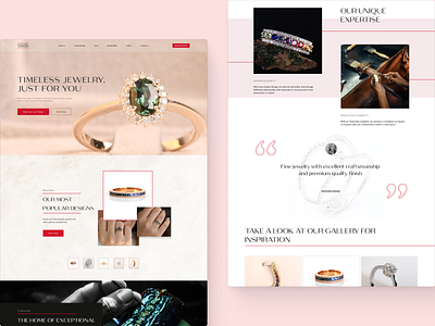 Ceylon Jewelry UI Design