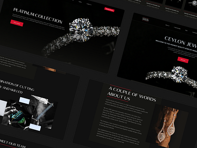 Ceylon Jewelry UI Design