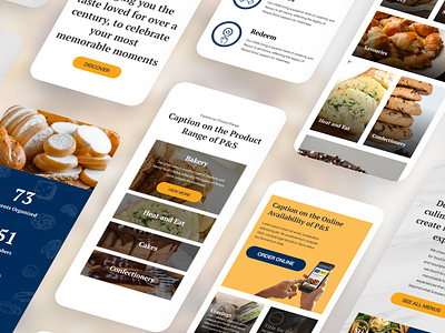 Restaurant Mobile App Design - Perera & Sons app branding mobile ui