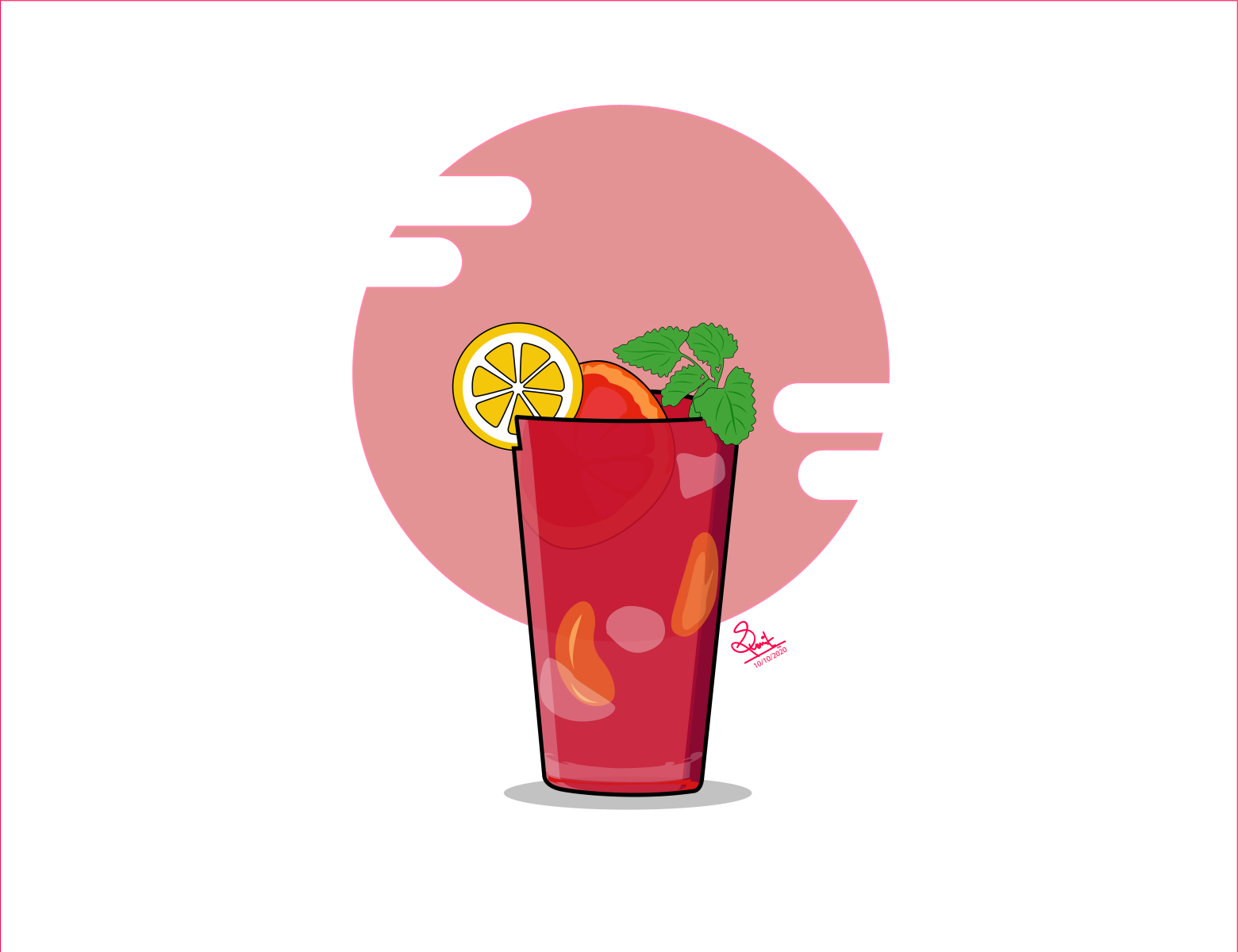 ice-tea-on-a-hot-summer-day-by-sumit-on-dribbble