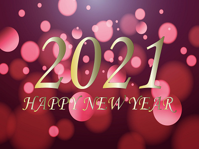 Happy New Year 2021 Background bokho