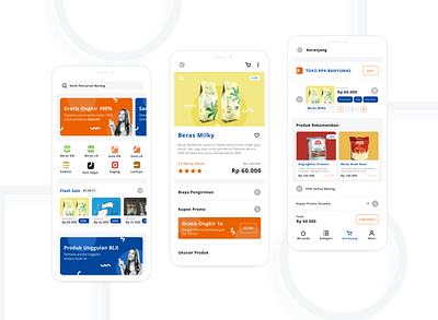 E-Commerce Express App app design minimal minimalist product typography ui ux web website