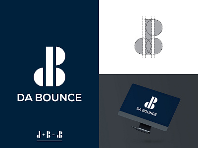 DA BOUNCE media logo design