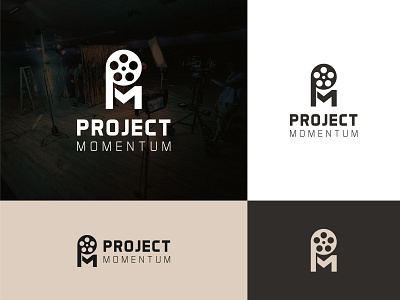 Project Momentum Video Production Services logo design