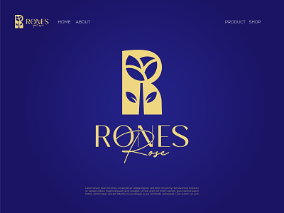 Luxury R letter Rose logo behance branding creative designs gold illustrator logo inspirations logo mark luxury luxury clothing makeup mark minimal portfolio premium r letter rose logo vector