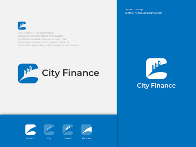 Financial Logo Design bank banking branding building city creative credit repair finance financial growth house identity law letter c letter f logo inspirations minimal money rules vector