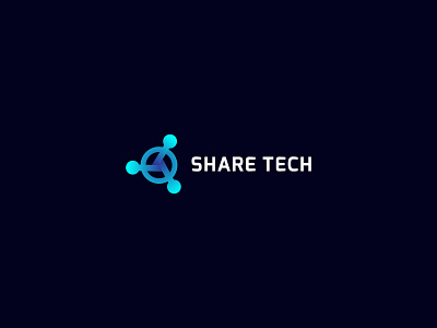 Share Tech | Technology Blockchain Logo abstract blockchain branding colorful creative crypto gradient illustration logo design logo inspirations logo mark minimal modern new security share tech logo technology logo vector website