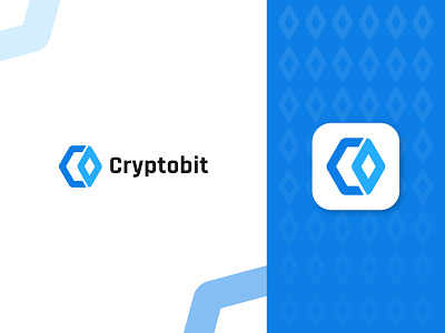 Cryptobit Logo Design | Blockchain, Coin, Cryptocurrency