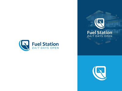 Fuel Station Logo Concept abcdefghijklmnopqrstuvwxyz abstract mark brand mark branding creative dissel filling station fuel gasoline illustrator logo design logo inspirations logo mark minimal modern pictorial sign symbol top logo unofficial logo