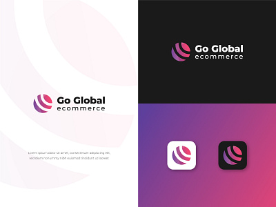 Go Global Ecommerce Logo Design by Reza Pixels | Logo and Branding on ...