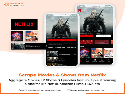 Scrape Movies & Shows from Netflix australia bigdata canada datacrawling dataextraction netflixdatascraping scrapeepisodesdata scrapemovies scrapetvshows scrapingservices streamingappscraping usa webscraping