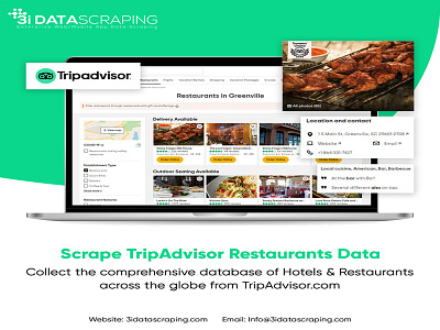 Scrape TripAdvisor Restaurants Data bigdata datacrawling dataextraction webscraping