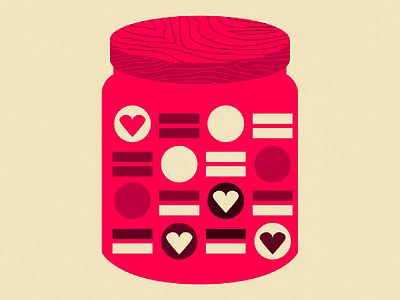 Valentine color heart illustration love monday valentines wood