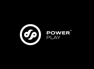 power play brand branding branding and identity clean cyberpunk logo dj logo futuristic futuristic logo logo logo design logodesign logos logotype minimal minimalist modern modern design modern logo music logo song logo