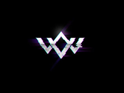 WV brand branding branding and identity cyberpunk cyberpunk 2077 cyberpunk logo cyberpunk2077 futuristic futuristic design futuristic logo futuristic type logo logo design logodesign logos logotype minimal minimalist monogram monograms