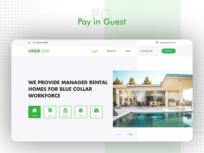 Pay in Guest Website design Idea design graphic design illustration logo typography ui ux web website