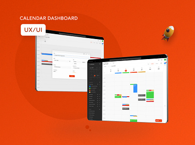 Calendar Dashboard calendar dashboard desktop ui web app