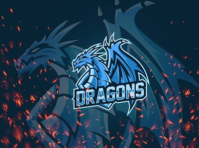 Dragon Esport Logo portfolio