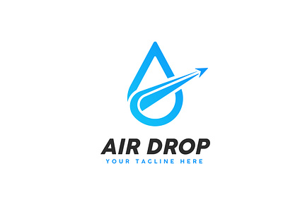 Air Drop Logo branding design flat graphic design logo vector