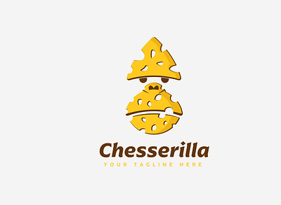 Chesserilla logo branding flat graphic design illustration logo vector