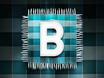 'Blanket' - Android Launcher icon @2x android app blanket blue concept design fabric green icon pattern texture woven