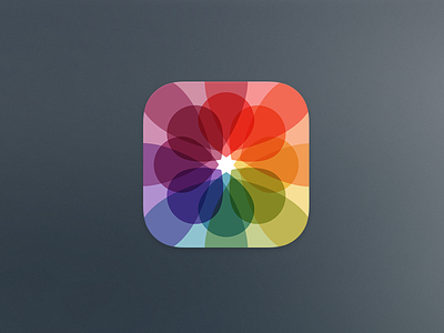 Flower iOS7 @2x app colour design flat flower icon ios7 pattern vector