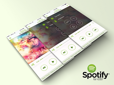 Spotify iOS7 - Swipe for info @2x