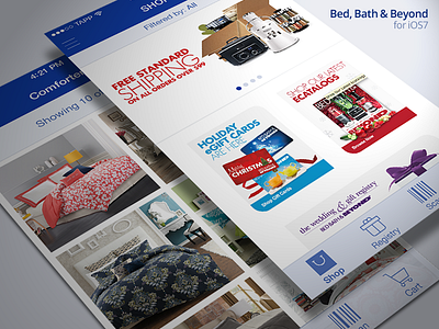 Bed, Bath & Beyond - iOS7 app @2x app barcode design flat icon ios7 iphone purchase scan shop shopping thin