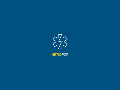 NitroPCR Branding @2x branding clean company design illustrator line logo simple vector