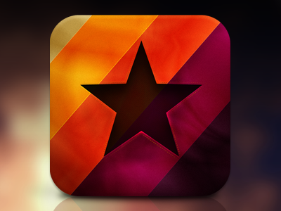 Velveteen android fabric icon ios orange pink purple satin star stitch stitches velvet yellow