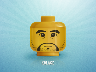 Lego Head - @Kolage
