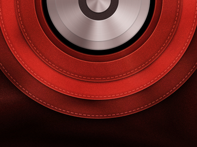 Coming Soon... app fabric felt fun ios iphone4 metal red stitches texture